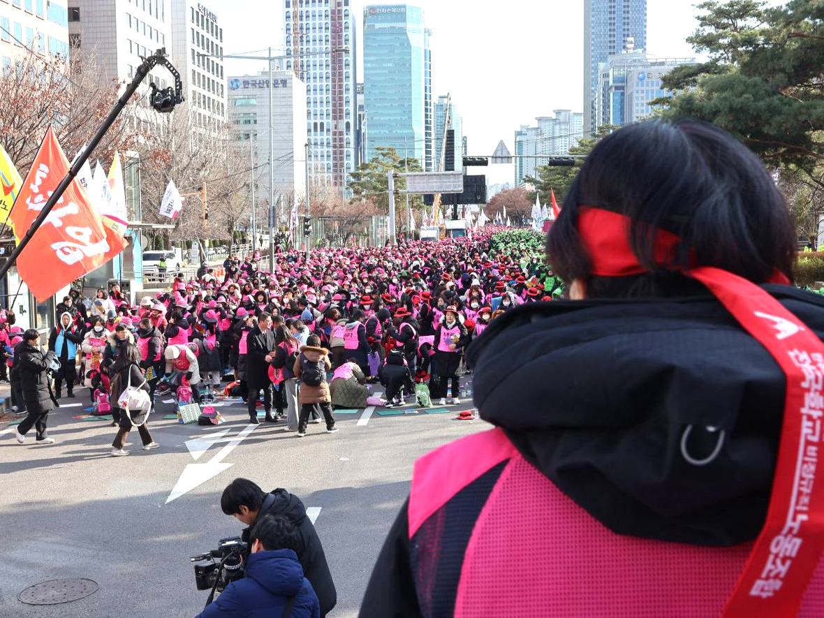 학교비정규직연대회의, 교섭 파행으로 네 번에 걸친 릴레이 총파업 돌입! 사진